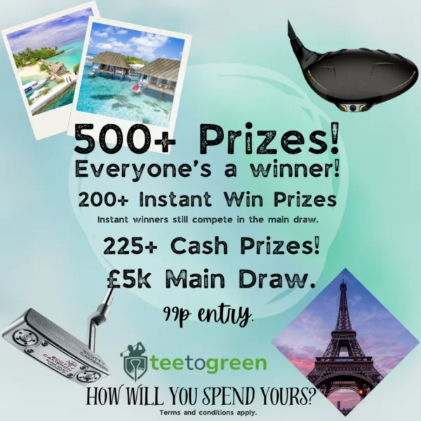 500+ Cash and Instant Win Prizes + £5,000 Main Prize!
